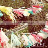 Bulk Diy Tissue Tassel Garland Elegant Colorful Gold and Silver Outdoor Foil and Tissue Outdoor Tinsel Garland thumbnail-3