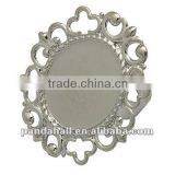 Brass Ring Shank Nail, Silver Color, Ring: 17mm Inner Diameter(KK-H232-S) thumbnail-1