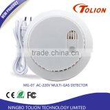 Lowest Price Home Alarm Security Multi Gas Detector, 9V/220V thumbnail-2