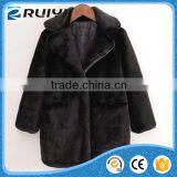 Lamb Fur Lining Faux Fur Winter Girl Clothing.man-made Fur Coat thumbnail-5