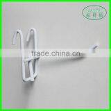 Good Quality White Gridwall Metal Hanger Hook / Net Hanger Hook for the Gridwall Panel