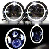 7'' High/Low Beam H4/HB2/9003 LED Head Light, Complex Reflector Optics Design LED Headlamp, Car LED Headlight for Wrangler CJ TJ thumbnail-2