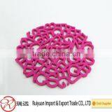 2015 Best Sell Customized A-Z Pattern Exquisite Laser-Cutting Felt Cup Mat From Gold Supplier thumbnail-2