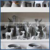 Festive & Party Supplies Ceramic Santa Reindeer for Christmas Decorating thumbnail-5