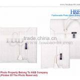 H&B Elegant White Album Leaf Leather Album Cover Binding thumbnail-3