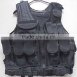 Black military tectical pouches tectical vest