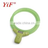 YiFeng 4 Digit LED Combination Bicycle Cable Lock YF21051