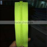 NO.7 Open End Seamless Zipper for Mattress Cover With Neon Green Fashion Color thumbnail-2