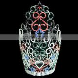 Beauty large crystal queen pageant crown