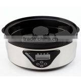 XJ-6K203 8L 3 Layer 7 Programmes LCD Display ,external Water Filter 800w Stainless Steel Electric Steamer Pot thumbnail-2