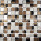 Wall Decoration Material Stone Mixed Glass Mosaic Tile thumbnail-1
