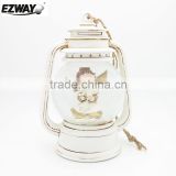 Decoration Fashion Design Cute Resin White Lantern Candle Holder
