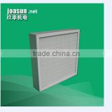 OEM H13 Mini-pleat HEPA Panel Air Filter for industrial air cleaning