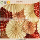 Wedding Occation Recycled Glod Paper Rosette Backdrops