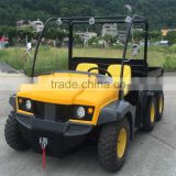 6x4 Electric UTV/Electric Farming UTV with(without ) driving Cabin/High power electric cargo van/ Eco-friend Farm UTV/off road