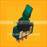 12V illuminated toggle switch,big button light switch,China 4P toggle switch