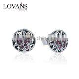 China Factory Made 925 Sterling Silver Jewelry Wholesale Top Design Earring thumbnail-1