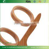 WR009/Factory Direct Bamboo Wine Rack Handmade Wood Bottle Wine Holder Novelty Display Wine Bottle Holder thumbnail-3