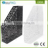 Wholesale Embossing 1 Compartment Wrought Iron Office Desk File Magazine Rack thumbnail-2