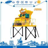Fujian Js500 Concrete Mixer Truck Water Pump Types Of Total Station Small Concrete Batching Plant