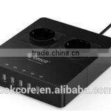 6-way EU Type Power Strip With USB Charger Port thumbnail-5