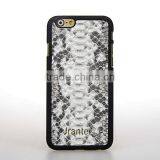 High Quality Hard Back Mobile Cover for Iphone 7 Real Python Snakeskin For Iphone Case