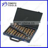 16pcs HSS Drill Bit Sets in Round Plastic Box thumbnail-2