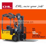 2014 CHL New 1.5 ton Mini Forklift Narrow Aisle Electric Forklift For Narrow Road Warehouse