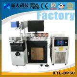 2014 Diode Side Pump Laser Marking Machine on black plastic board