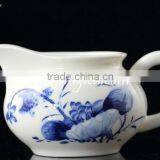 200cc "lotus" Painting Blue & White Ceramic Water Pitcher