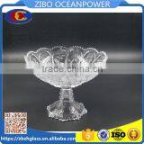 Glass Bowl Glass Fruit Glass Goblet Candy Dish Flower Decor thumbnail-1
