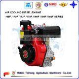 4-Stroke 192F diesel engine motor, 5hp air cooling diesel engine for sale