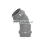 Hdpe Pipe Fitting Pvc 2-faucet 45 Degree Elbow