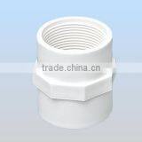 Water Supply Plastic Fitting PVC White Female Adapter