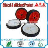 3.5" Small Ruled/ DIAMOND Pattern Plastic Wheel/pneumatic Wheel/Rubber Wheelbarrow Wheel thumbnail-1