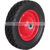 Top Quality Semi Pneumatic Rubber Tyred Wheels With Steel Rim thumbnail-1