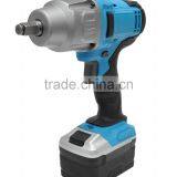 Powerful 600Nm 18 V 1/2" Square Drive Cordless Li-Ion Impact Wrench Kit With Battery and Charger in Strong Carry Case