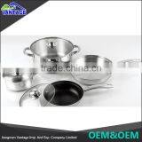 Eco-friendly High Quality 7pcs Polishing 316 Stainless Steel Cookware thumbnail-4