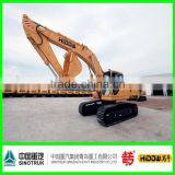 Sinotruk Qingdao trenching Mining excavator with breaker grapple auger bucket