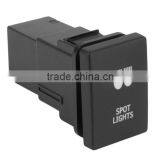 Mini Fog Light Switch for Toyota DC 12V Fog Lamp ON/OFF LED Foglight Switch Button thumbnail-1