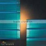 Lake-blue Three-Wall Polycarbonate Hollow Sheet With Highlight Transmission