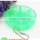 Round Weekly Mini Box _7 Week Pill Box Rotary Cover Kits /PP Plastic Pill Box/Medical Capsule Holder thumbnail-5