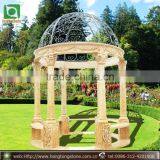 Hand Carved Marble Outdoor Garden Gazebo thumbnail-1