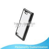 Guangzhou 2D Sublimation Custom Printed Black Color Silicone Plastic Phone Case With Aluminum Sheet For Huawei Honor 3C thumbnail-3