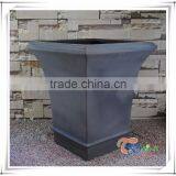 Fiberglass Hot Sale Square Balcony Flower Plant Pot thumbnail-3