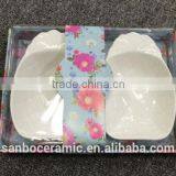 Ceramic White Porcelain Small Dishes Fruit Shape /serving Dishes Wholesale Cheap Price thumbnail-1