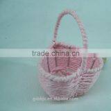 Handmade Woven Heart-shaped Storage Basket thumbnail-1
