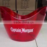 REIDZ 2017 Promotional Clear Acrylic Plastic Ice Bucket With Handle Champagne Bucket thumbnail-4