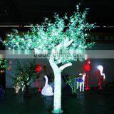 Home Garden Decorative 250cm Height Outdoor Artificial White Flashing LED Solar Lighted up Trees EDS06 1424 thumbnail-3