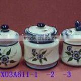 Porcelain Blue and White Container thumbnail-1